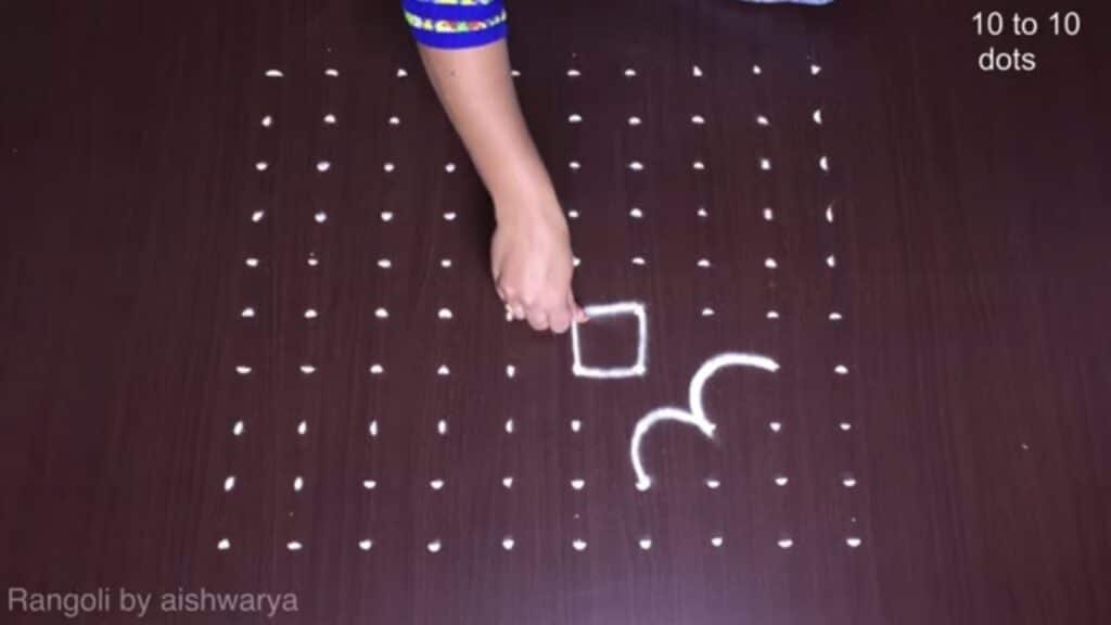 10-to-10 dot kolam