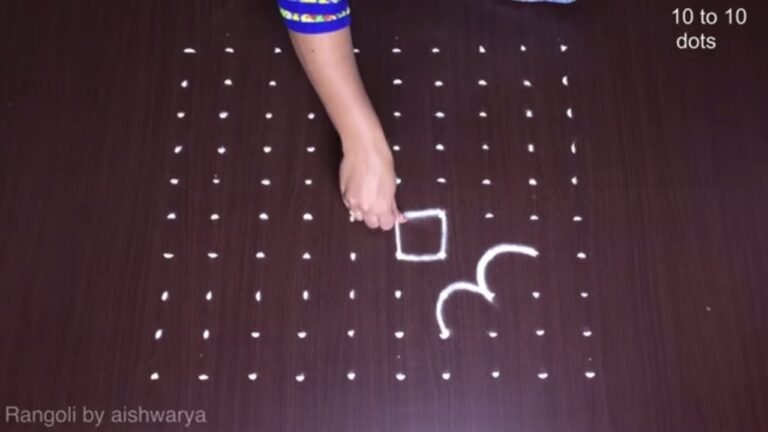 10-to-10 dot kolam