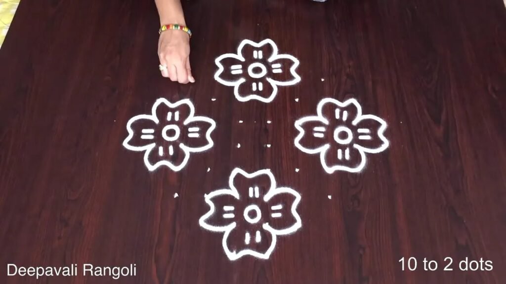 10-to-2 dot kolam