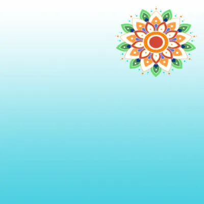 10 to 2 dots Rangoli Designs