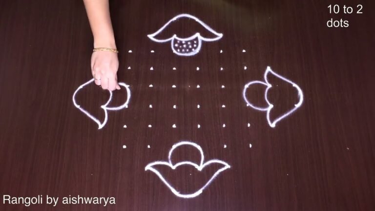 10×2×2 dots rangoli
