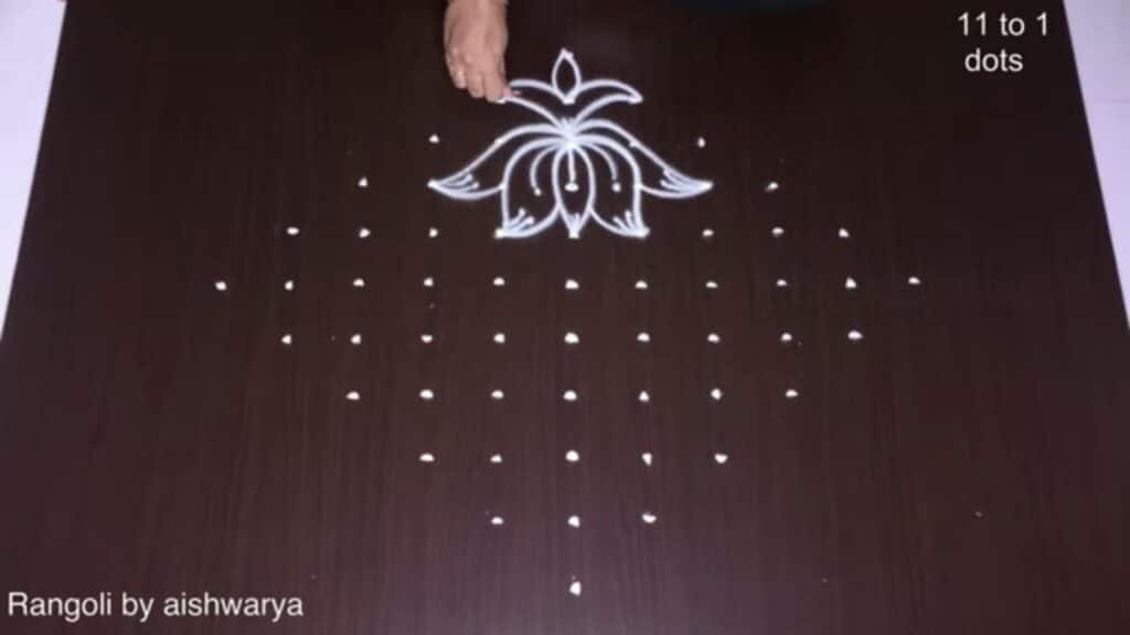 11 dots deepam muggulu
