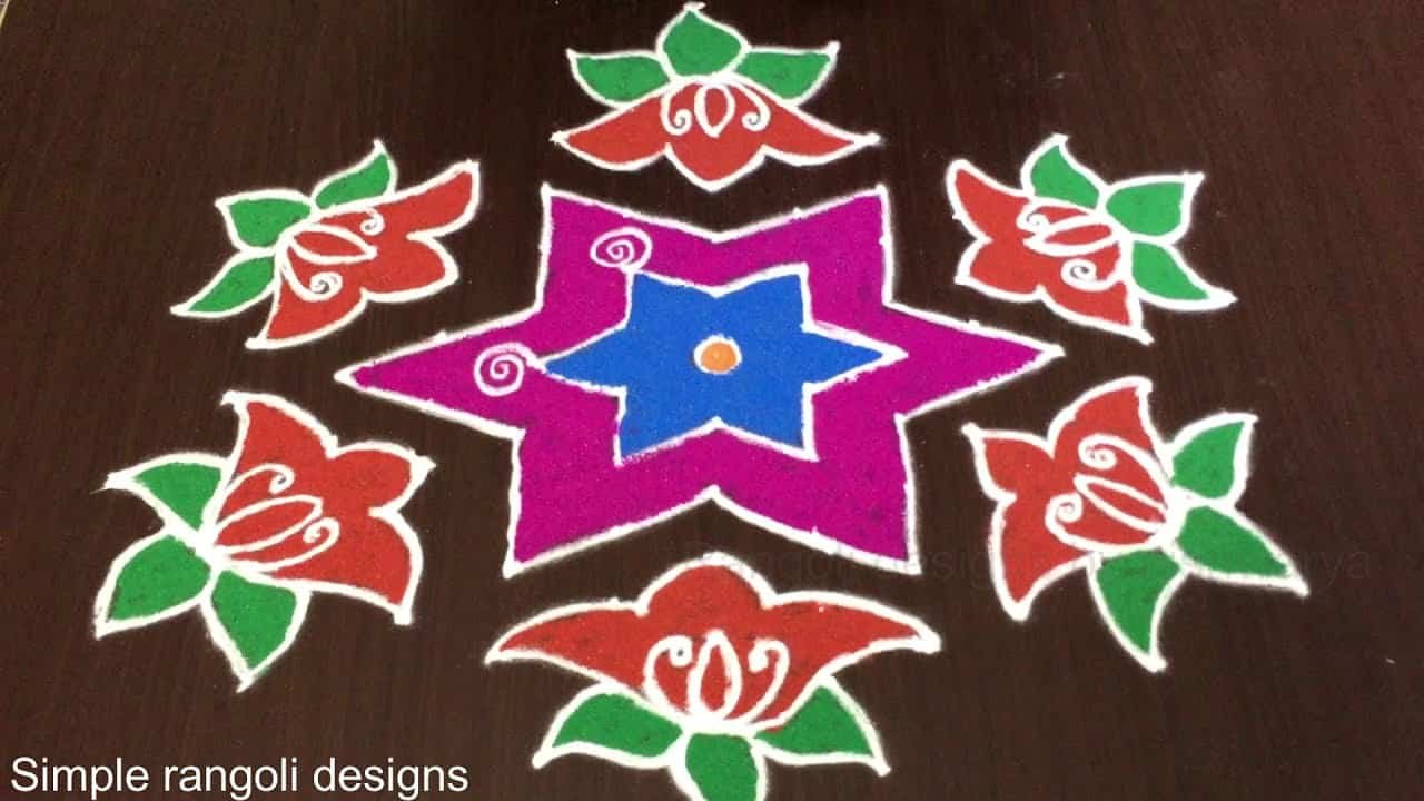 11 Dots Friday Kolam Rangoli