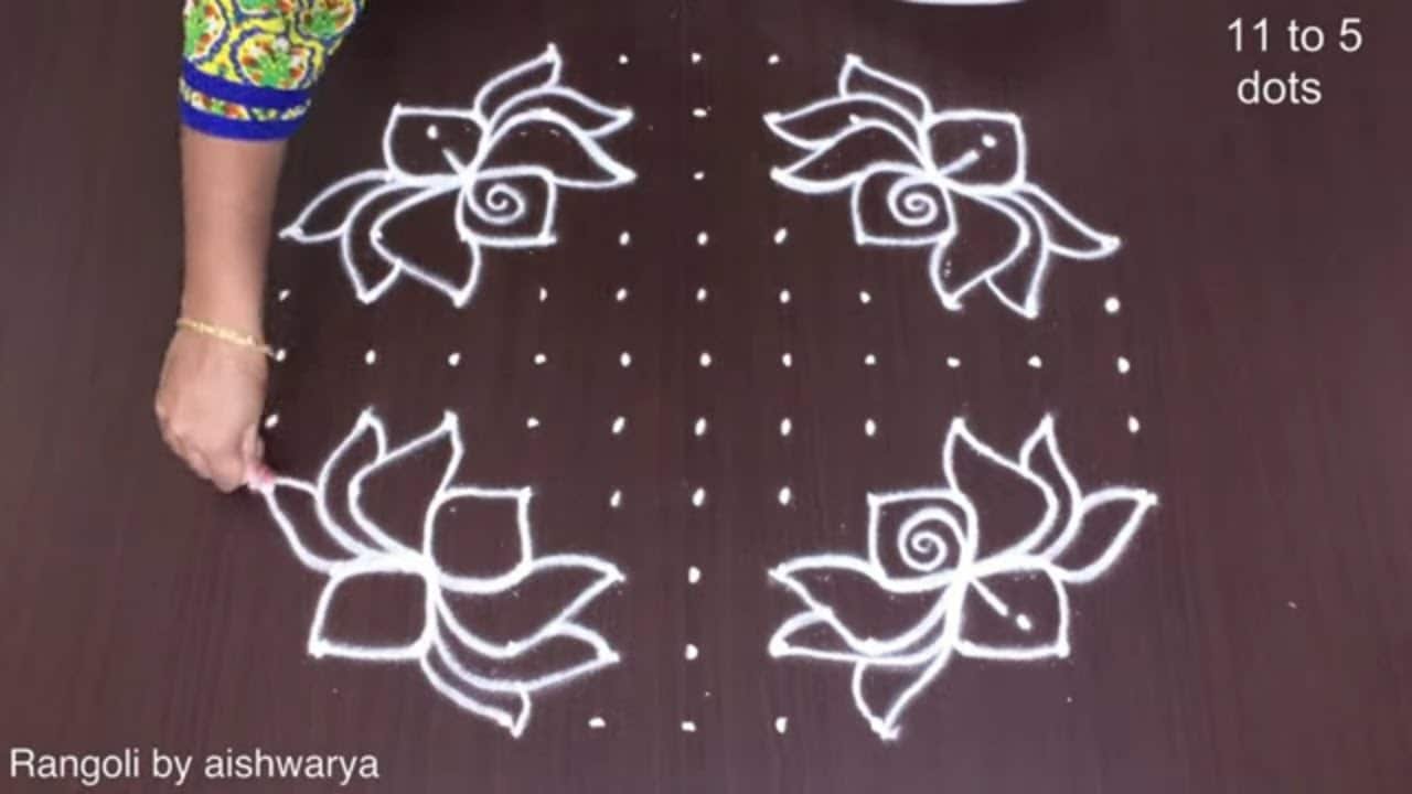 11 to 5 Dots Latest Muggulu