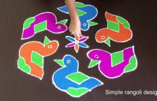 11 to 6 Pongal Rangoli Muggulu Designs