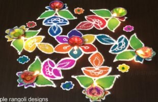 11×6 Dots Diya Kolam