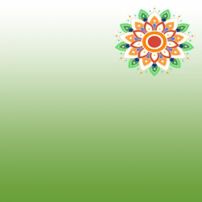 12 to 2 dots Rangoli Designs