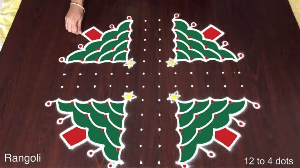 12-to-4 dot kolam