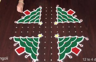 12 to 4 Dots Kolam