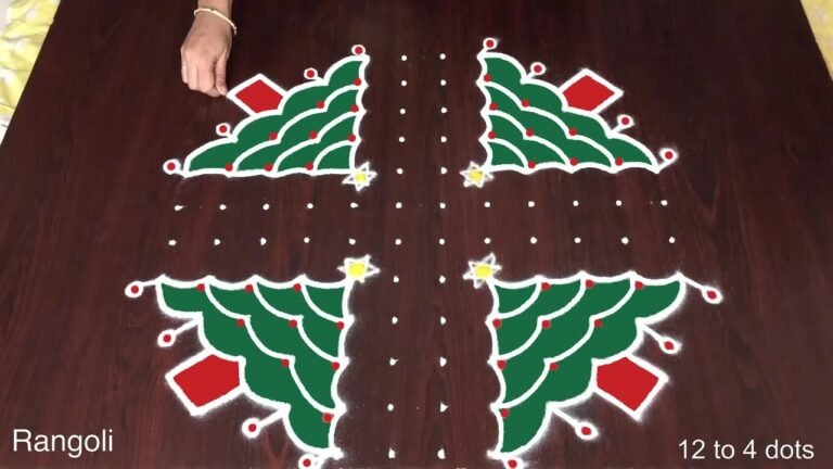 12-to-4 dot kolam