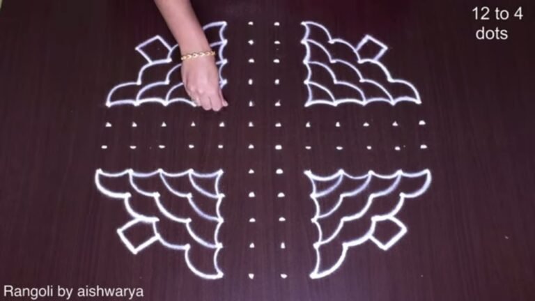 12-to-4 dot festival kolam
