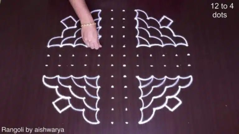 12-to-4 dot festival kolam