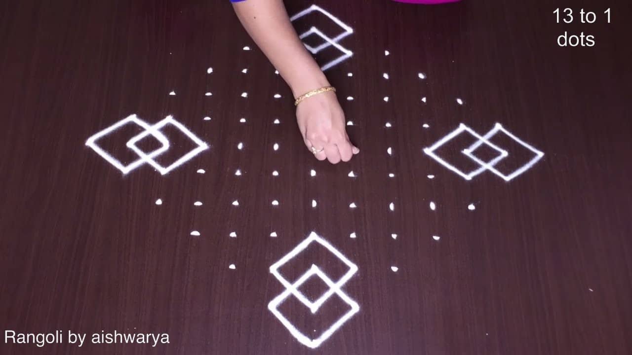 13 Chukkala Muggu Easy Kolam