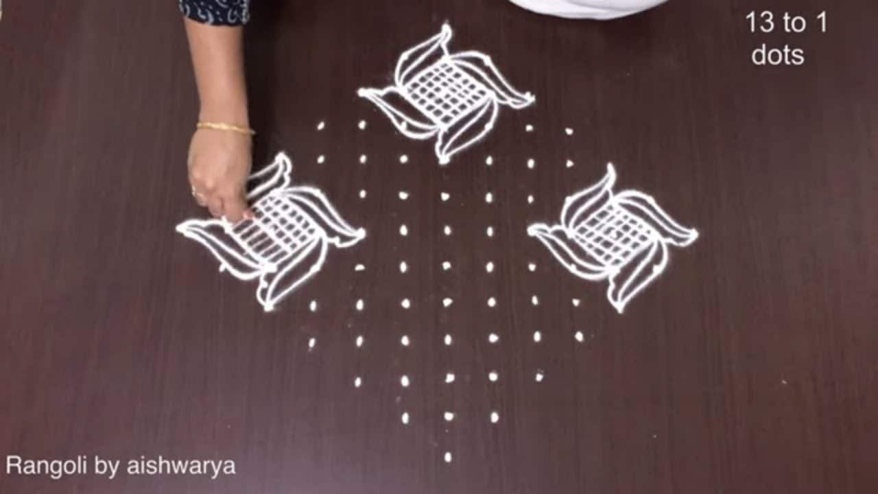 13 Dots Karthika Masam Muggulu