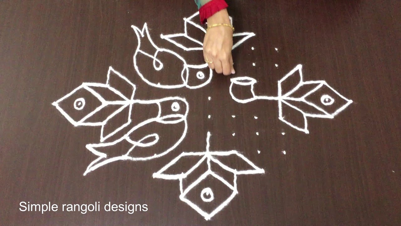 13 to 1 Dots Easy Unique Muggulu