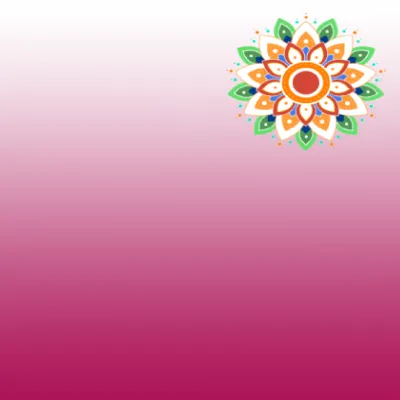 13 to 3 dots Rangoli Designs
