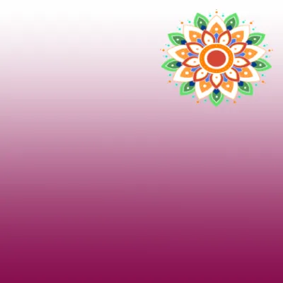 13 to 7 dots Rangoli Designs
