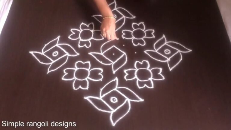 15×1 dots festival kolam