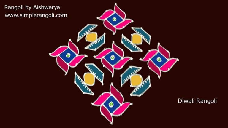 15 dots chukki kolam