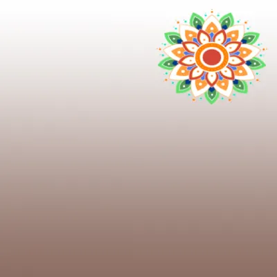 16 to 6 dots Rangoli Designs