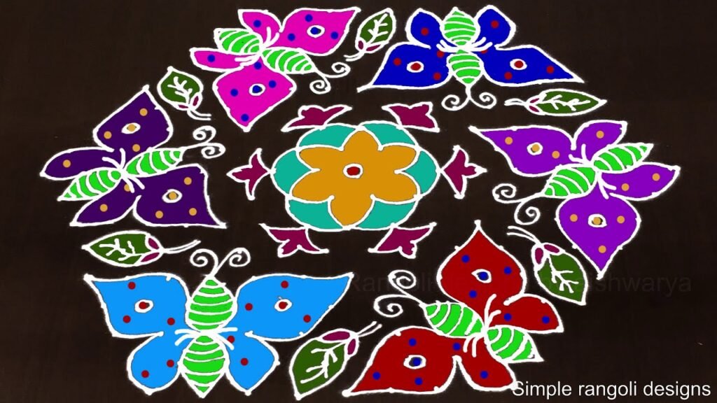 17 dots colourful muggulu