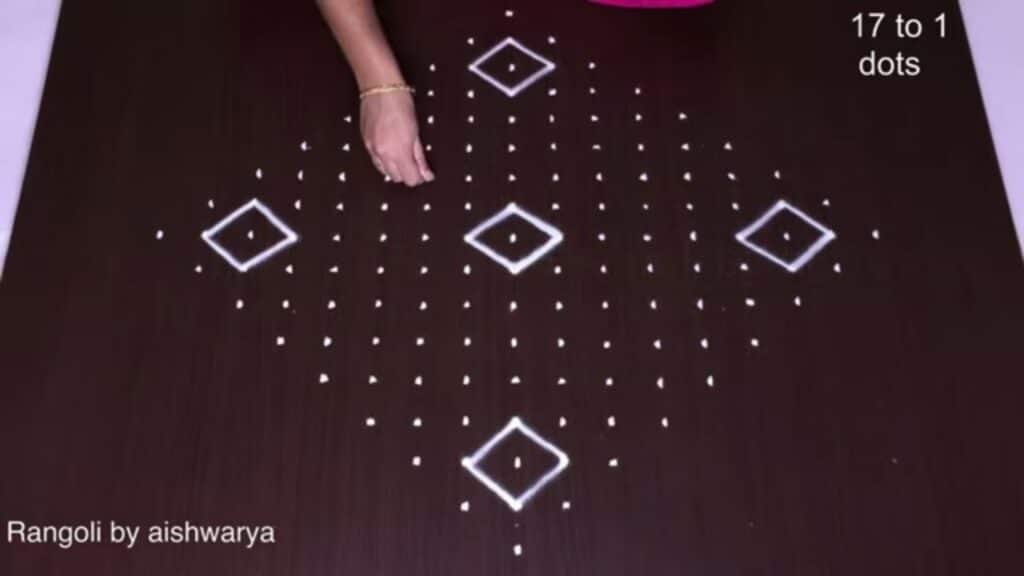 17-to-1 dot Makar Sankranthi chukkala muggulu