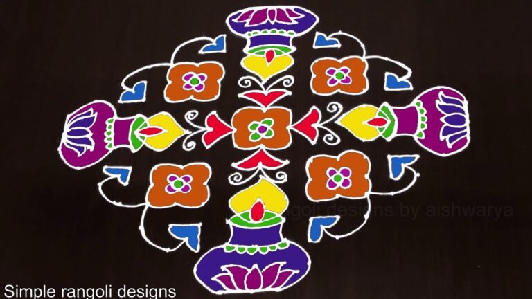 17-to-3 dot Bhogi pot muggulu