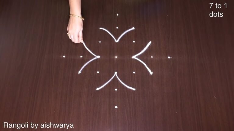 2 Beautiful Tuesday Special Rangolis