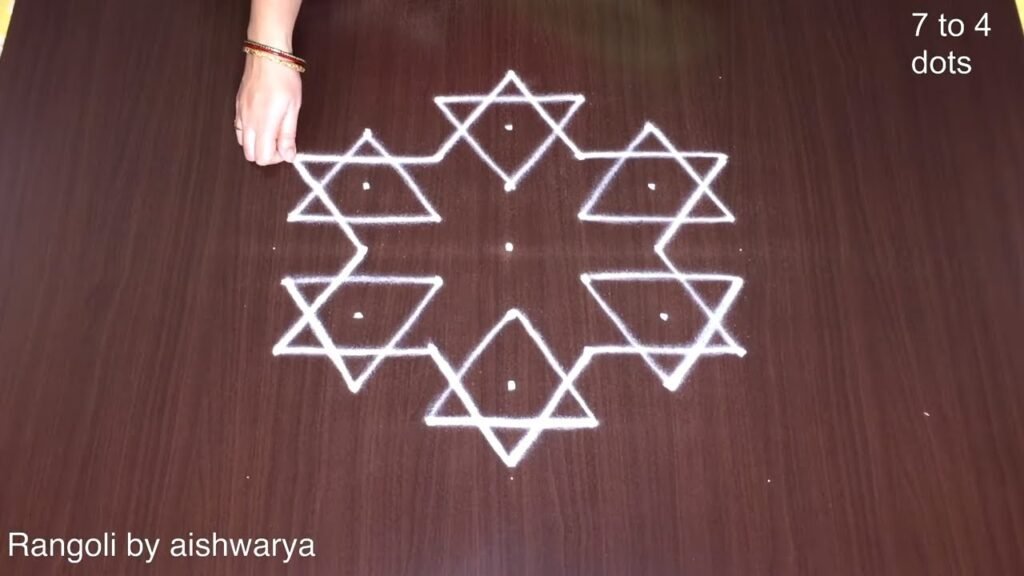 two star kolams