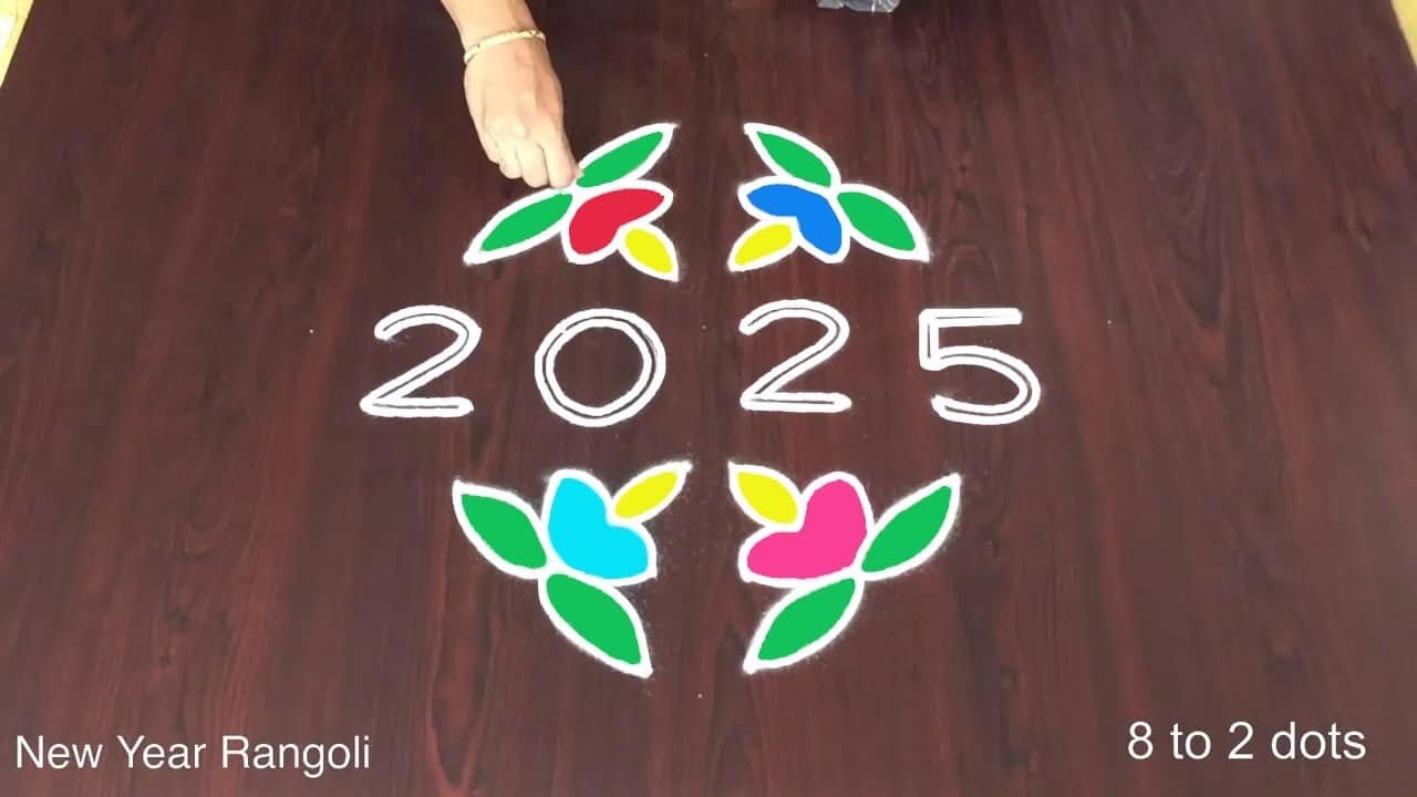 2025 Happy New Year Muggulu