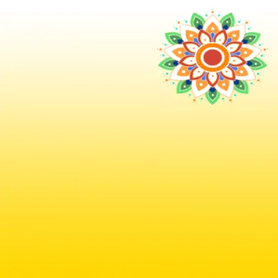 21 to 11 dots Rangoli Designs