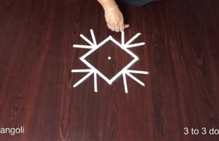 3 to 3 Beautiful Friday Kolam