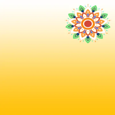 3 to 3 dots Rangoli Designs
