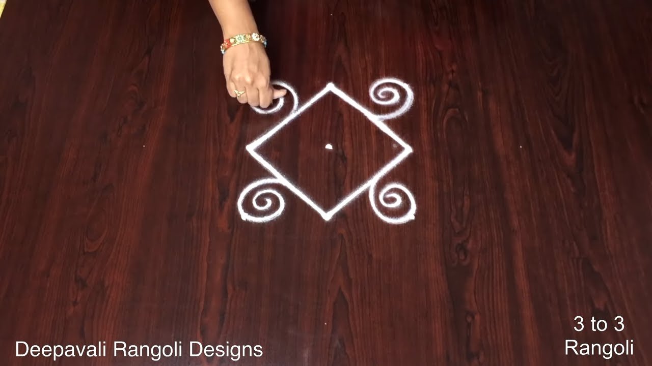 3 to 3 Padma Muggulu