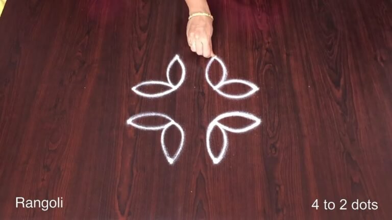 4 chukkala muggulu with dots 772