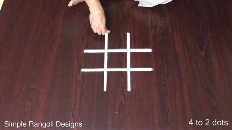 4 into 2 dots muggulu 810