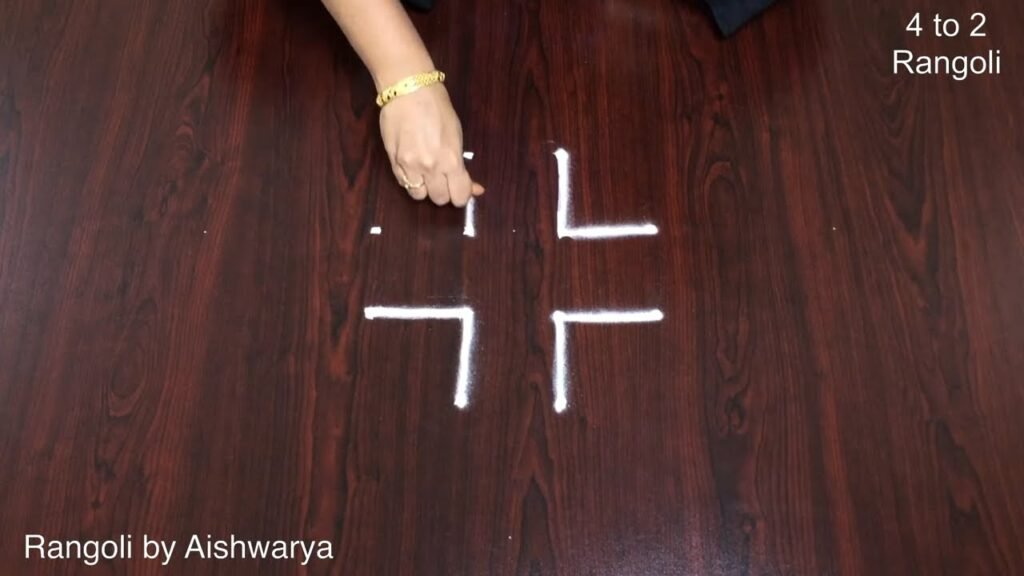 4 pulli 2 varisai rangoli