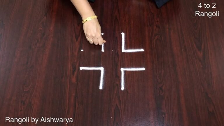 4 pulli 2 varisai rangoli