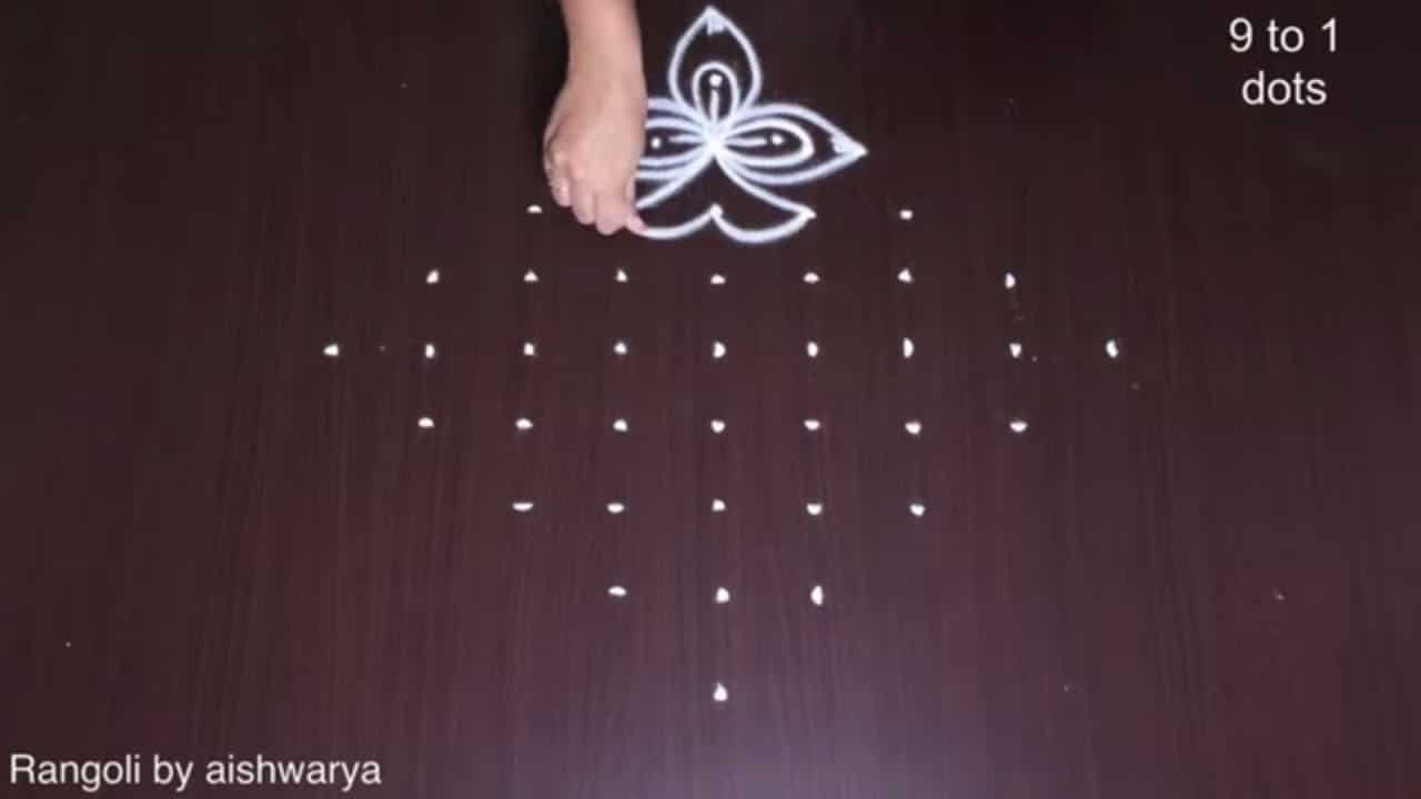 4 Sides Daily Routine Kolam