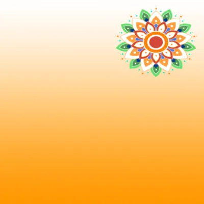 4 to 2 dots Rangoli Designs
