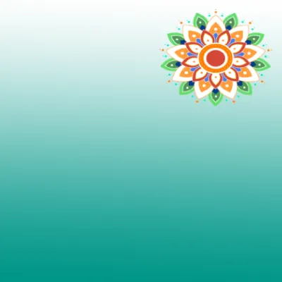 4 to 4 dots Rangoli Designs
