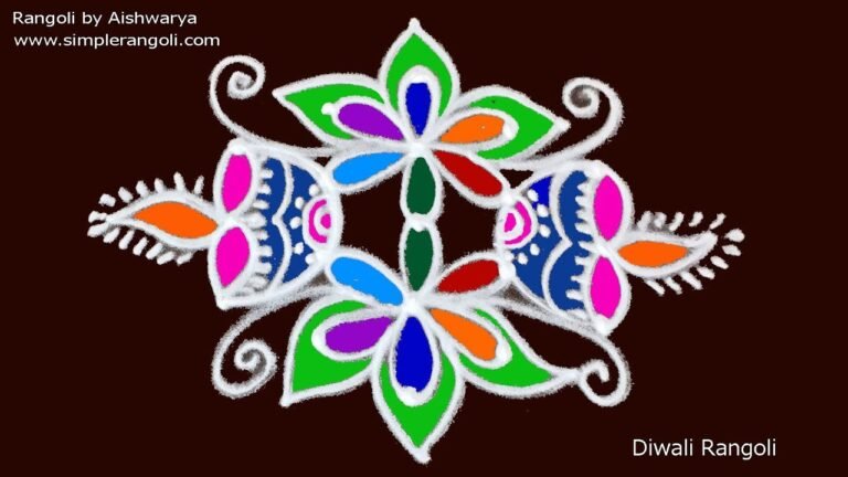5×3 dots deepam muggulu