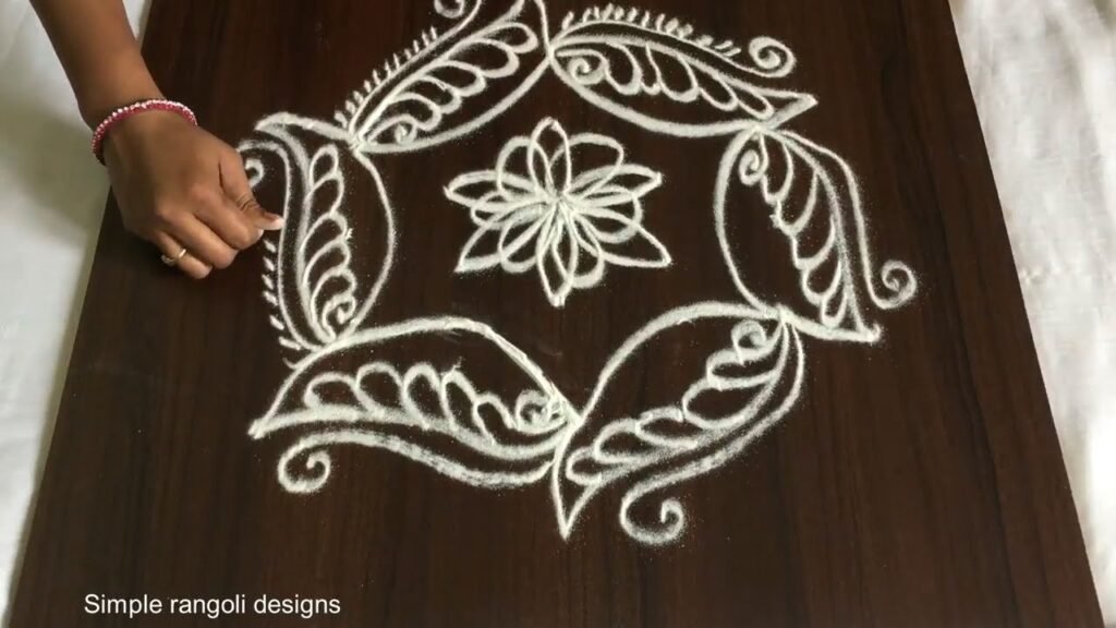 5×3 dots Pongal kolam