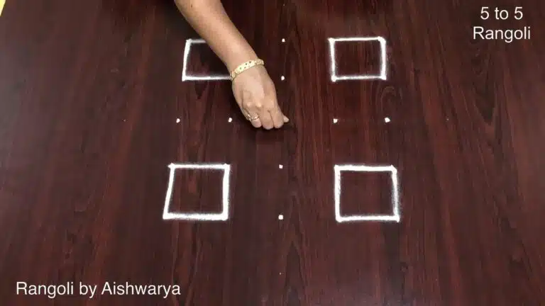 5 Chukkala Muggulu Simple