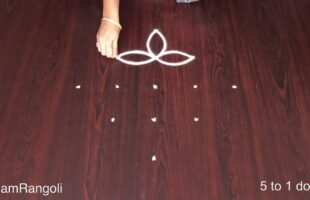 5 Dots Daily Rangoli