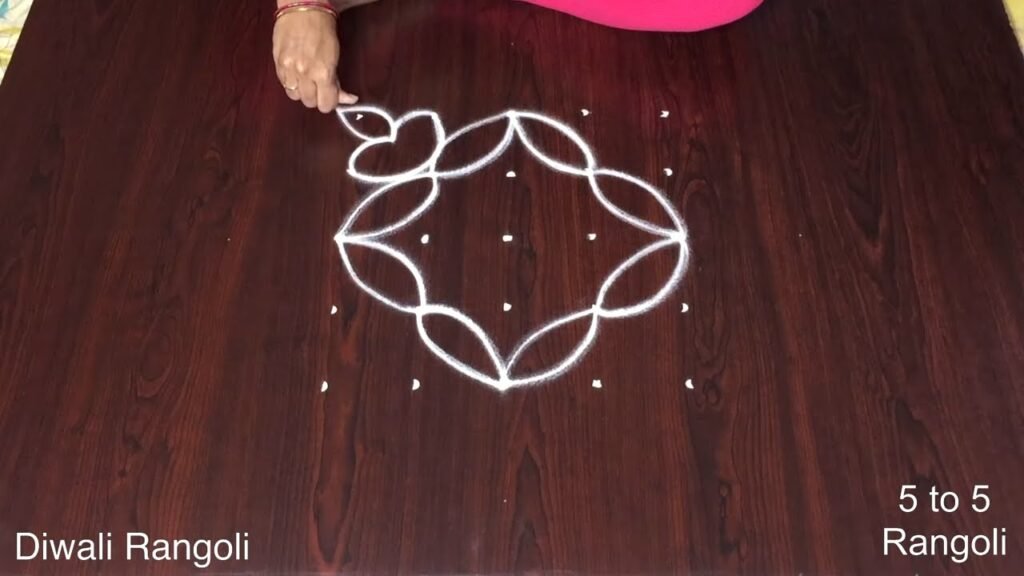 5 dots Karthika Masam muggulu