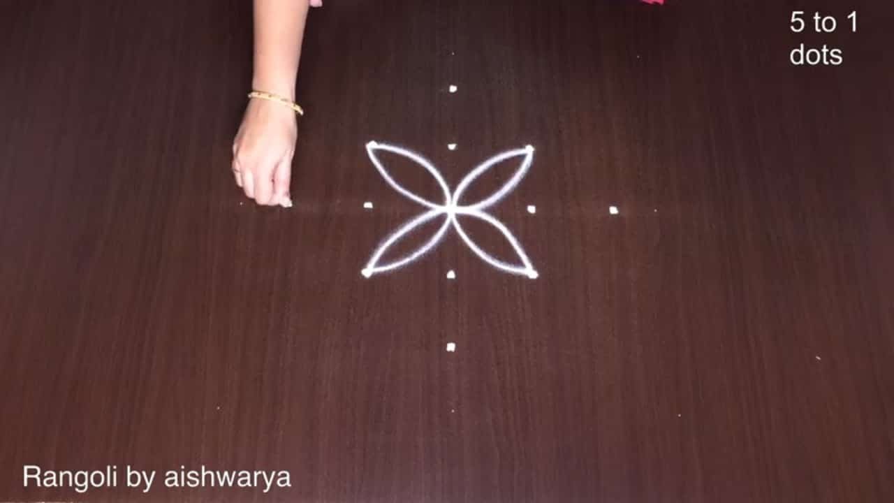 5 Into 1 Dots Small Flowers Muggulu