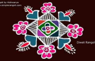 5 Into 5 Diwali Muggulu