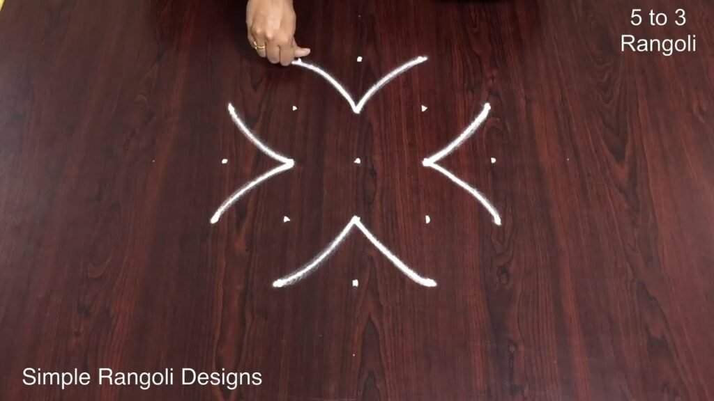 5 dots kolam