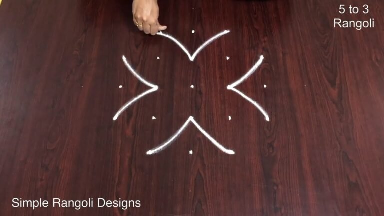 5 dots kolam